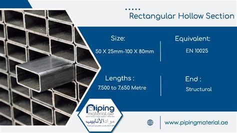 rectangular box section steel|rhs box size chart.